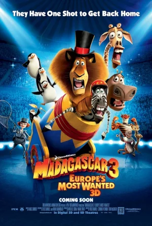 Madagascar 3: Europe's Most Wanted (2012) มาดากัสการ์ 3 ข้ามป่าไปซ่าส์ยุโรป