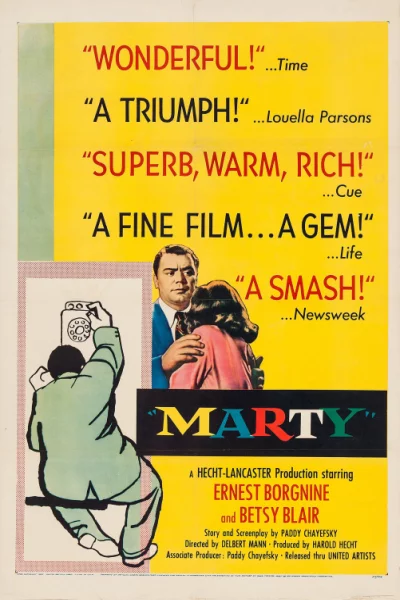 ดูหนัง Marty (1955) มาร์ตี คนขายเนื้อกับรักแท้ (1955) ออนไลน์ HD ฟรี